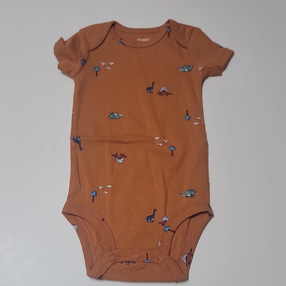 NWOT Carter's Tan Dinosaur Onsie 🦖